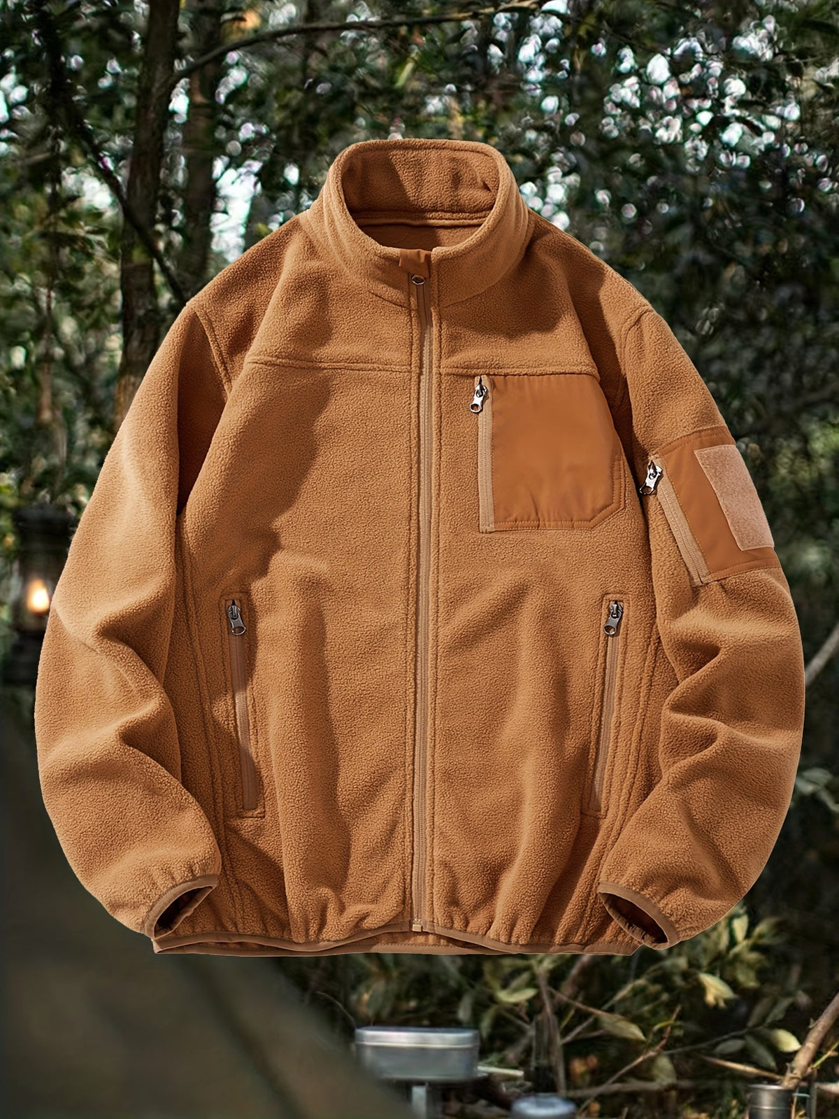 Men's Sturdy Insulated Zip-Front Utility Coat