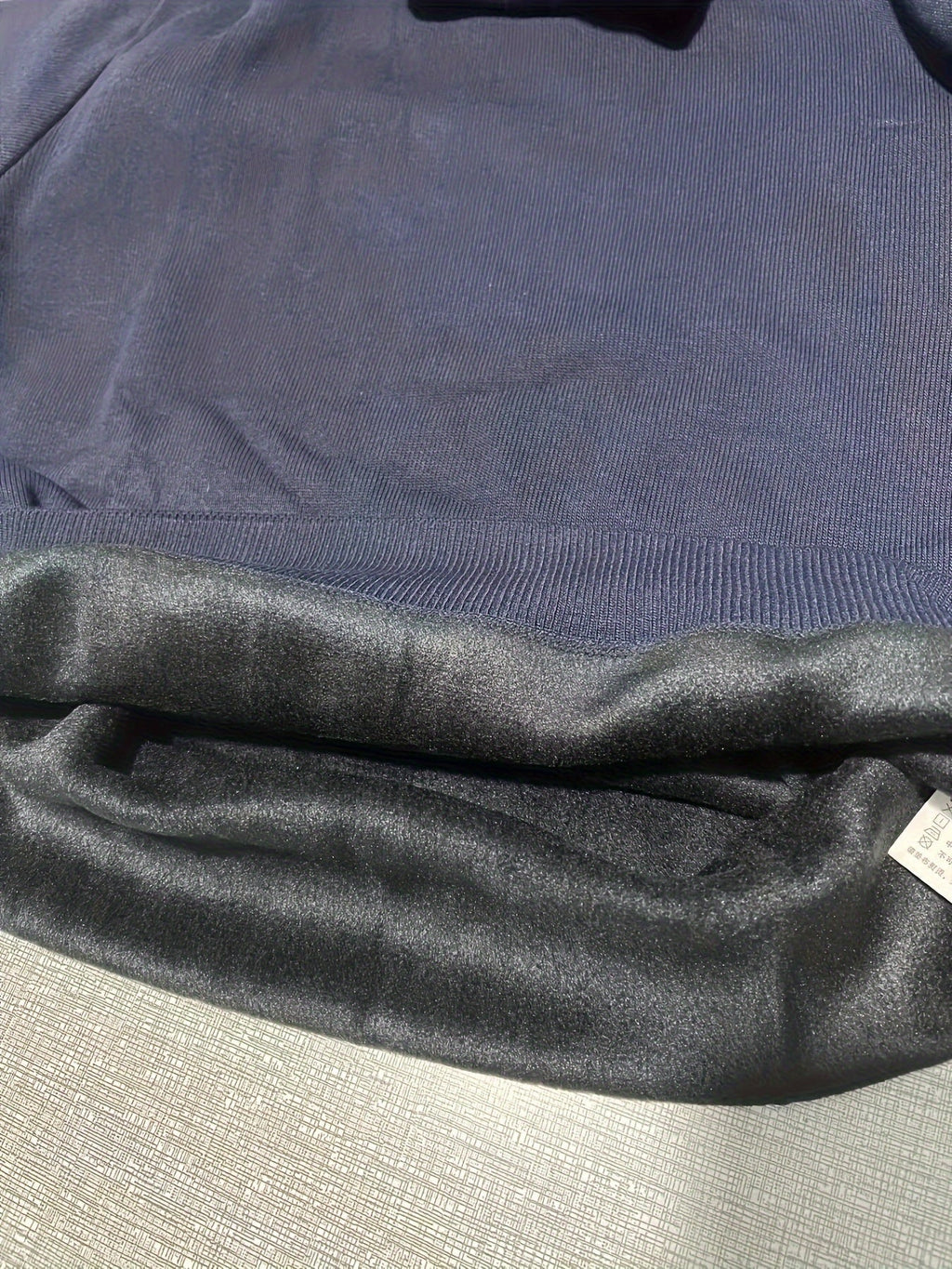 Men's Warm Lined Rollneck Pullover Knit Top