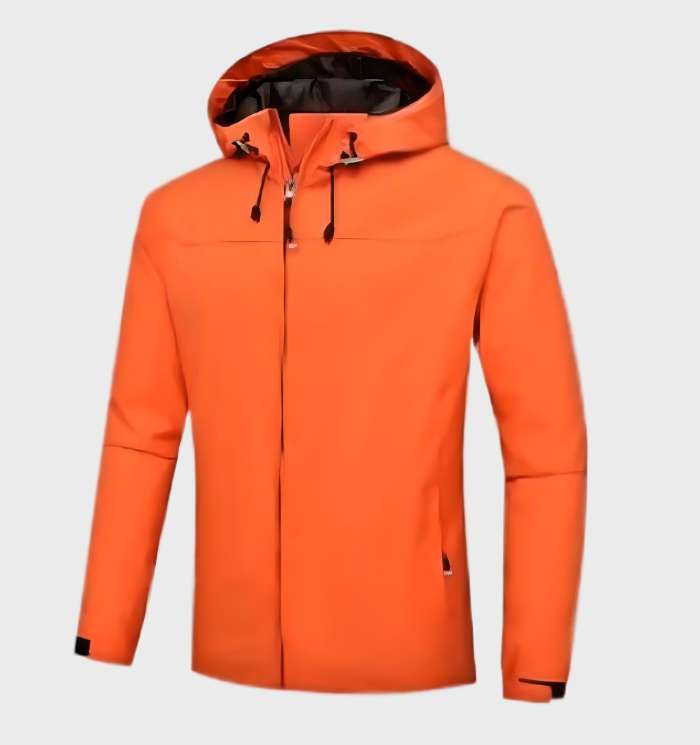 Men's Packable Hooded Lightweight Windbreaker