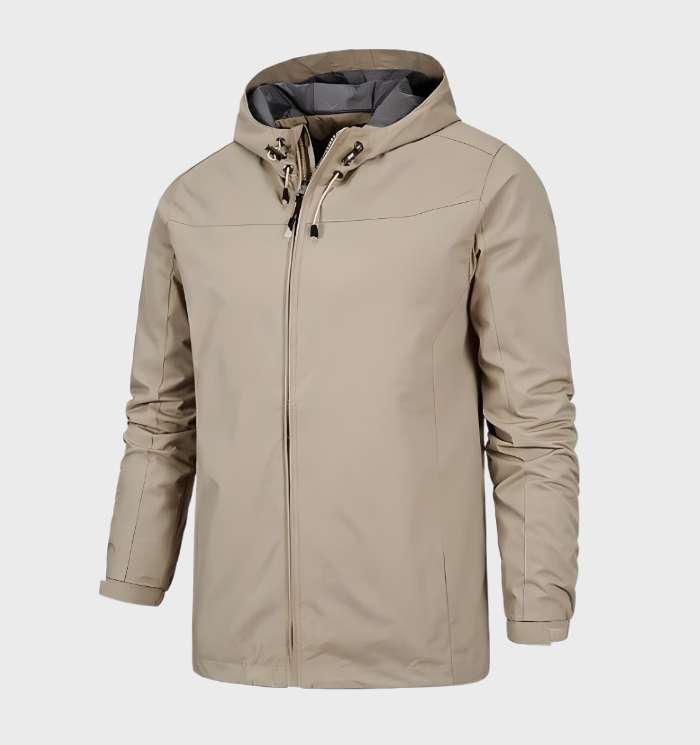 Men's Packable Hooded Lightweight Windbreaker