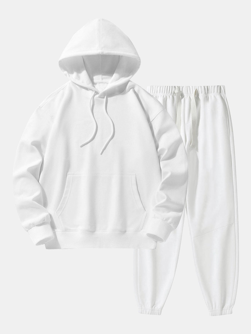 Men's Thick Fabric Oversized Hoodie Jogger Sweatsuit