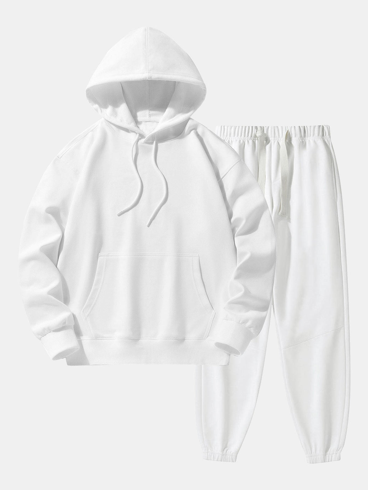 Men's Thick Fabric Oversized Hoodie Jogger Sweatsuit