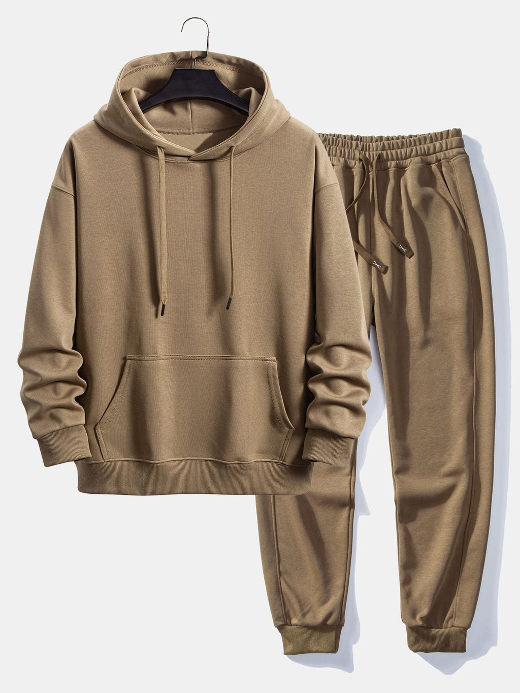 Men's Cotton Polyester Blend Hoodie Sweatsuit