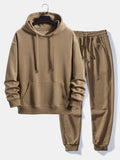 Men's Cotton Polyester Blend Hoodie Sweatsuit