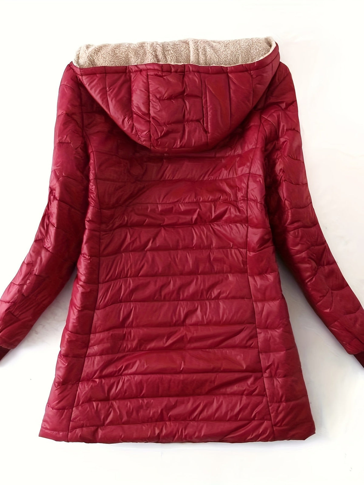Women's Long Lined Quilted Puffer Coat
