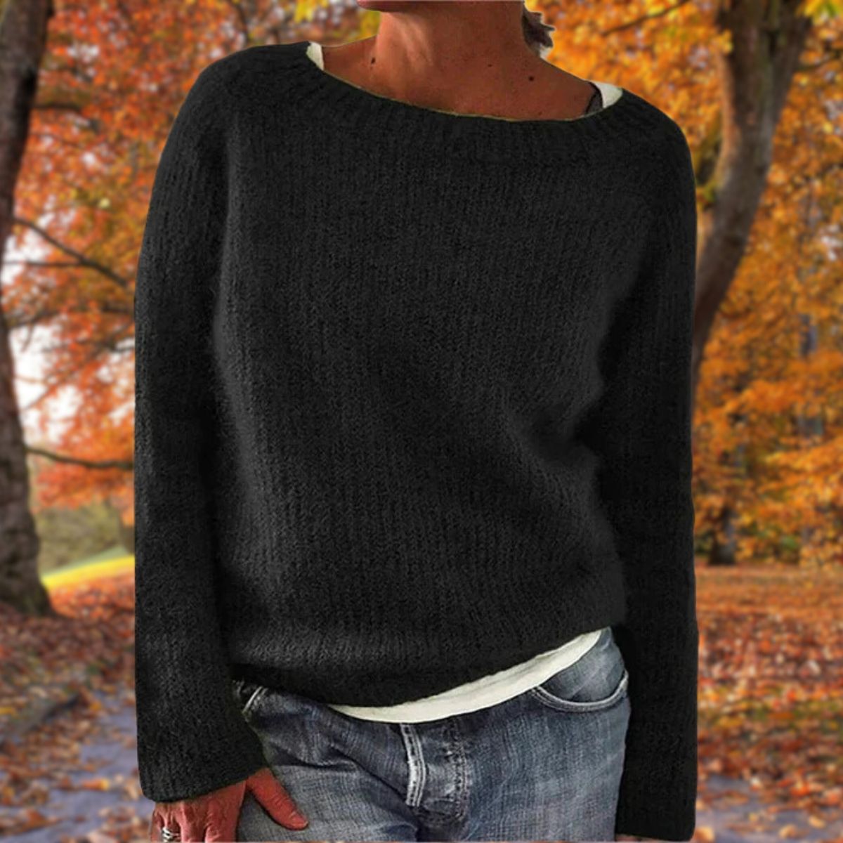 Women's Warm Soft Merino Sweater for Office or Dinner
