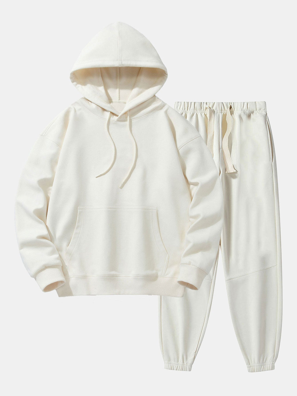 Men's Thick Fabric Oversized Hoodie Jogger Sweatsuit