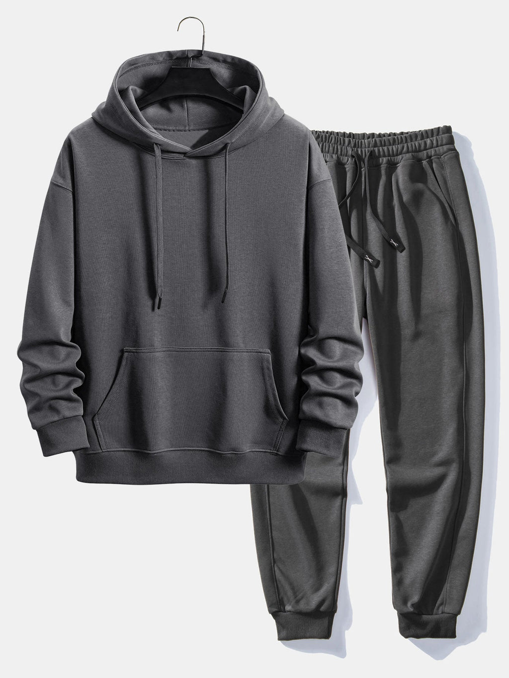 Men's Cotton Polyester Blend Hoodie Sweatsuit