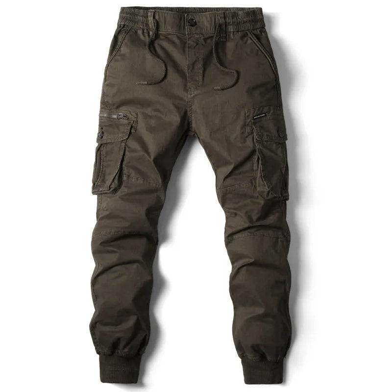 Men's Multi-Pocket Slim Leg Cargo Jogger Pants