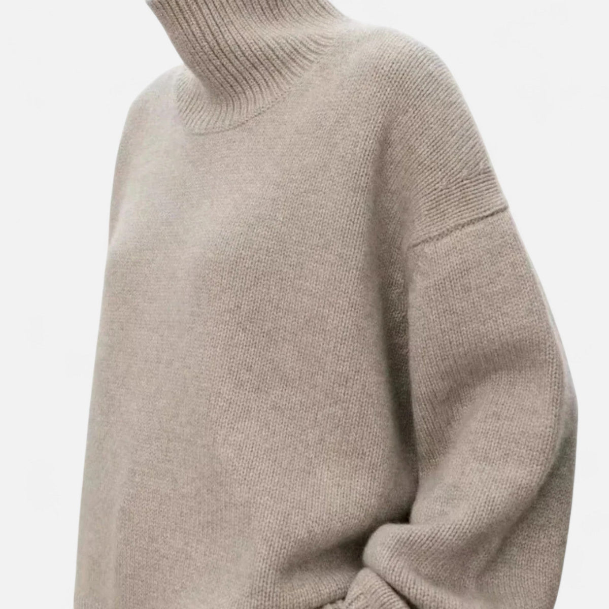 Women's Refined Wool Knit Turtleneck Winter Sweater