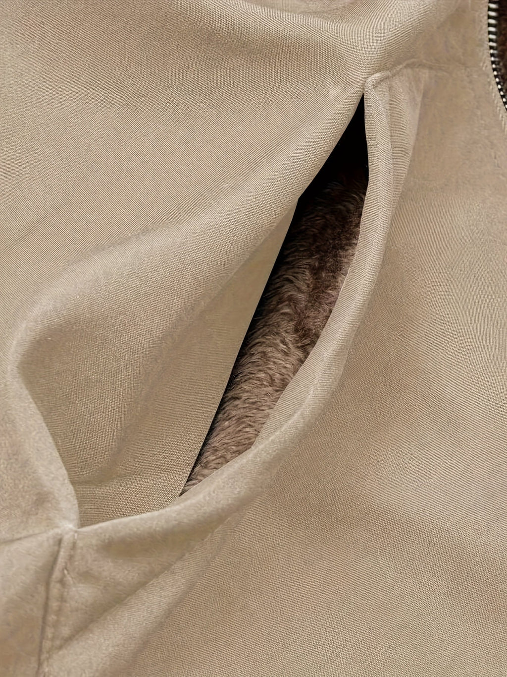Women's Longline Zip-Front Coat with Soft Plush Hood