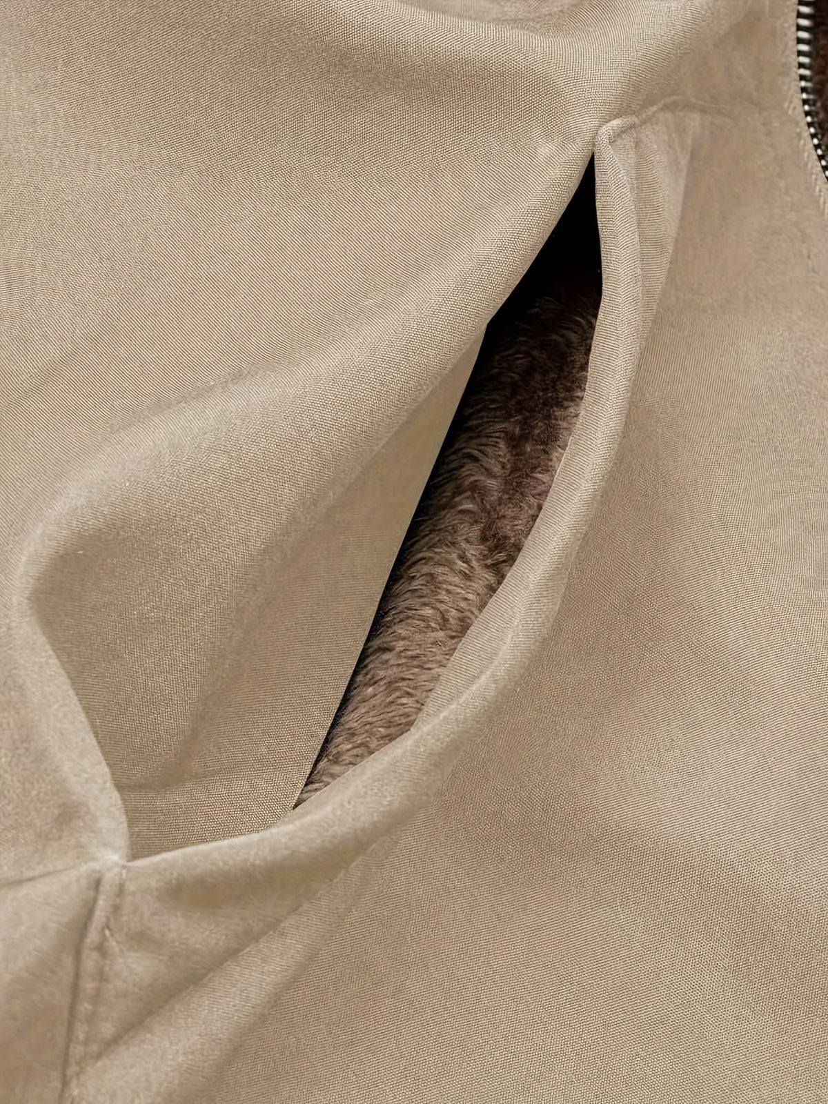 Women's Longline Zip-Front Coat with Soft Plush Hood