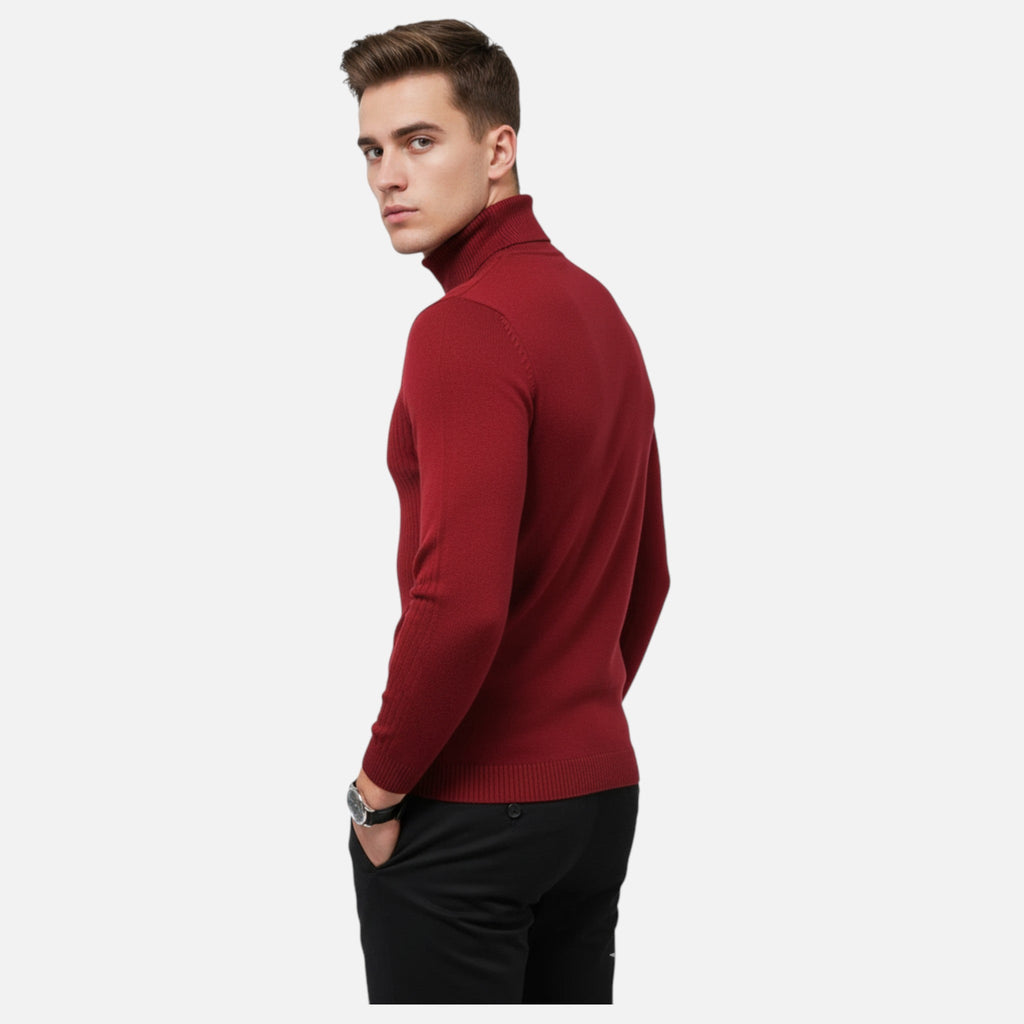 Men's Considered Wool-Blend Lapel Collar Sweater