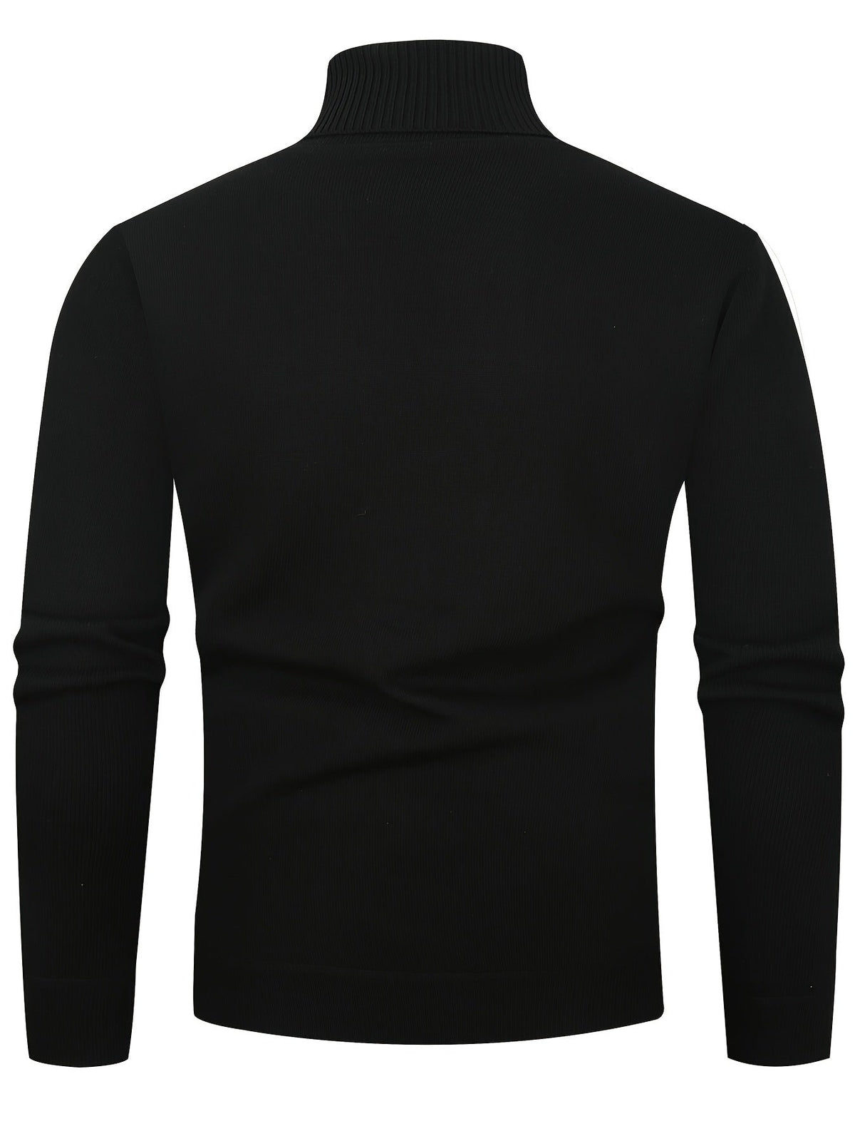 Men's Warm Lined Rollneck Pullover Knit Top