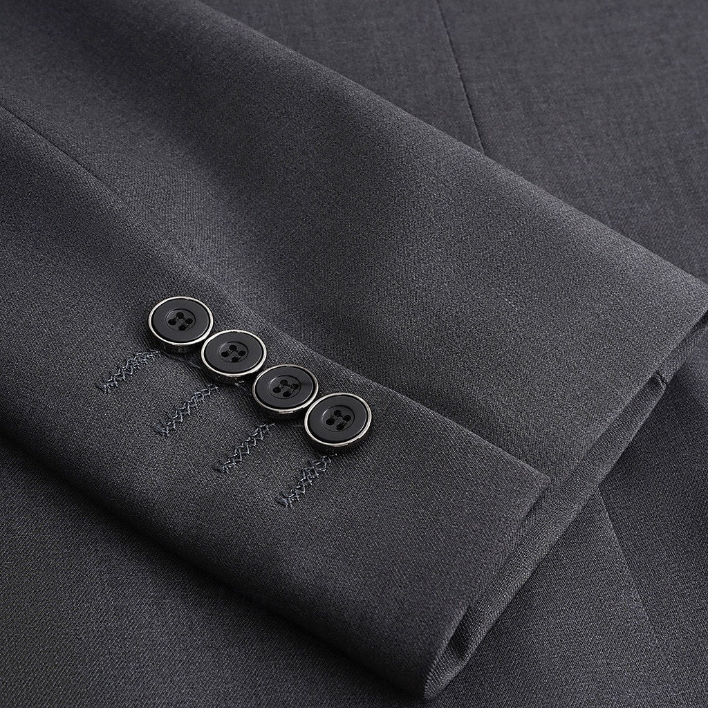 Men's Single-Breasted Relaxed Smart Casual Blazer