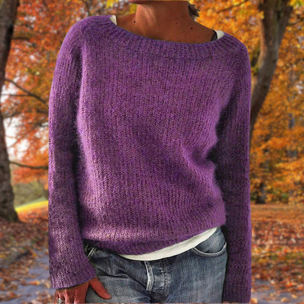 Women's Warm Soft Merino Sweater for Office or Dinner