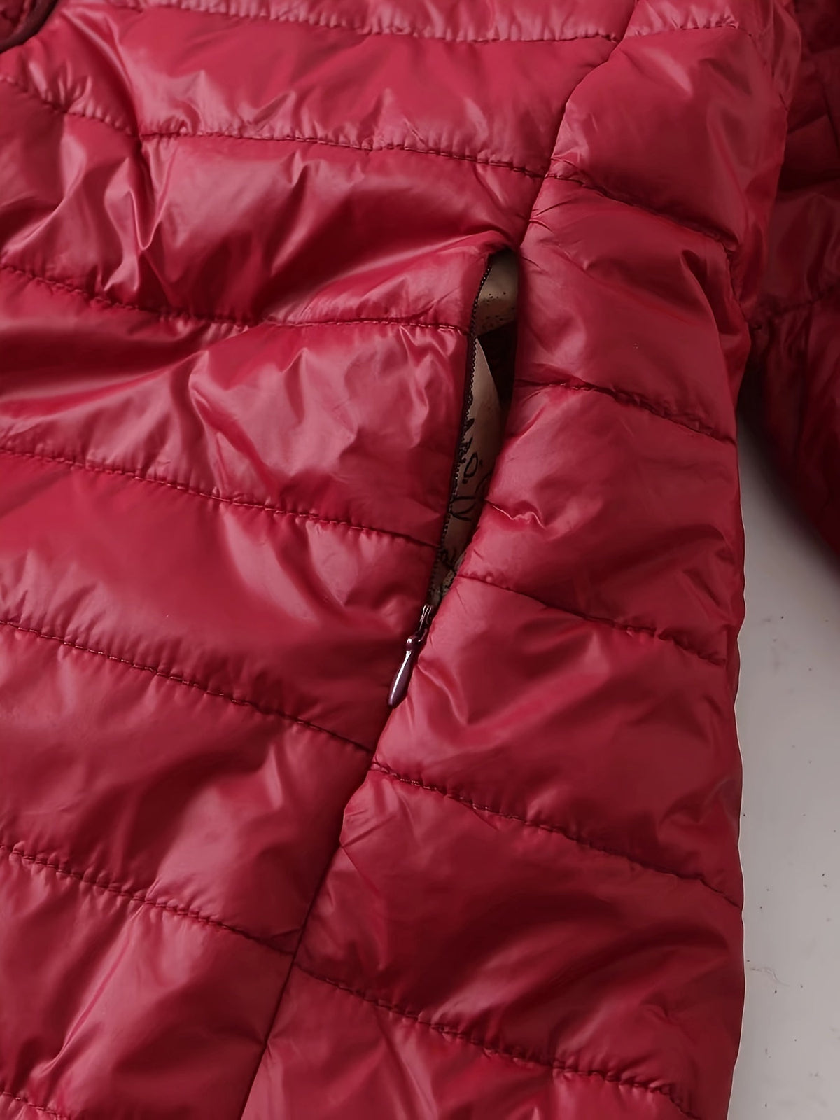 Women's Long Lined Quilted Puffer Coat