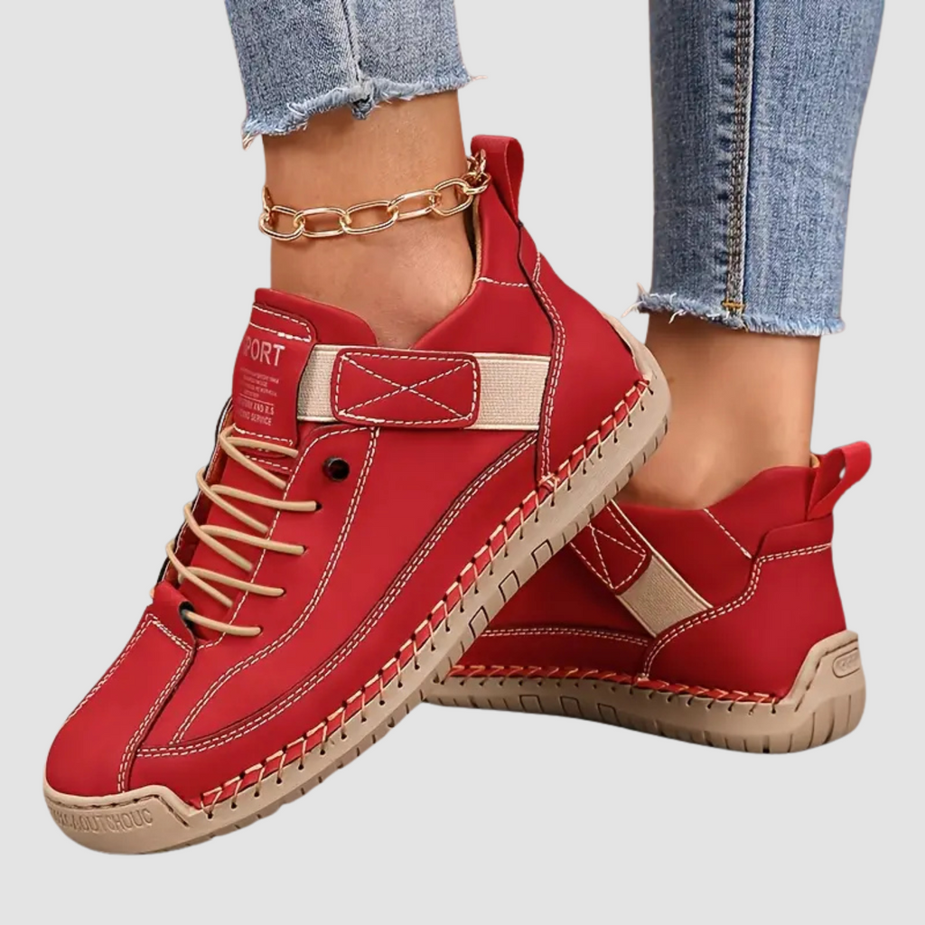 Women's Cushioned Sole Roomy Orthopedic Walking Sneakers