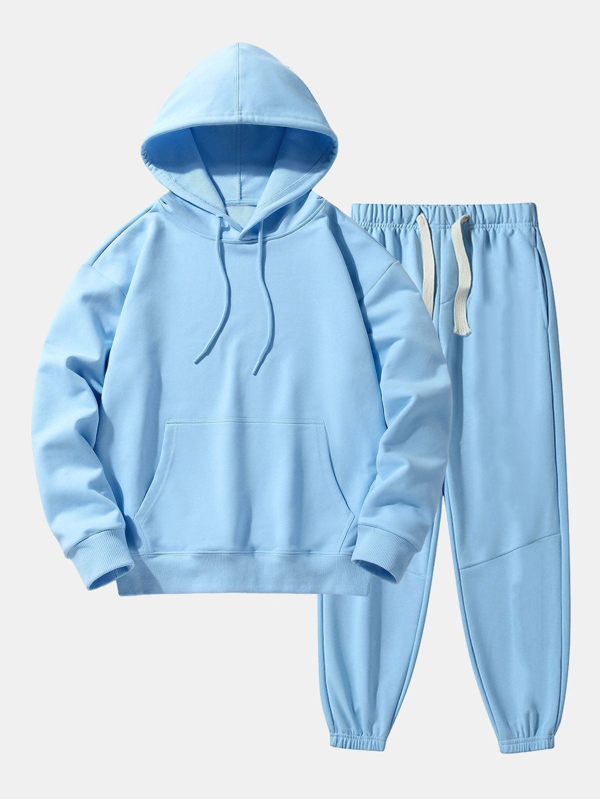 Men's Thick Fabric Oversized Hoodie Jogger Sweatsuit