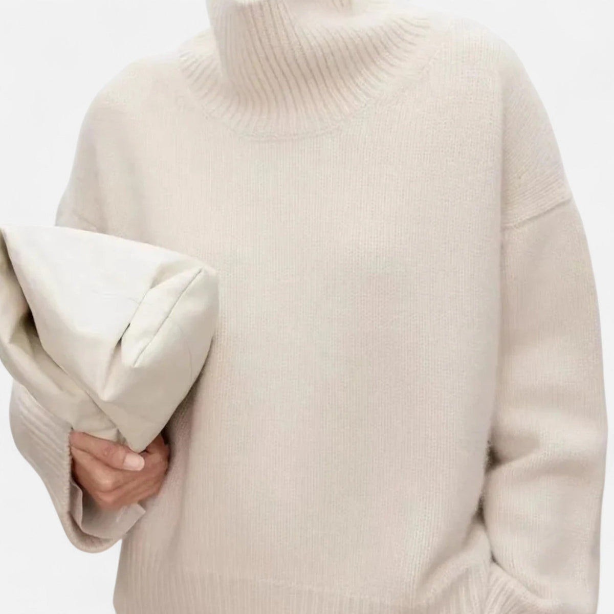 Women's Refined Wool Knit Turtleneck Winter Sweater