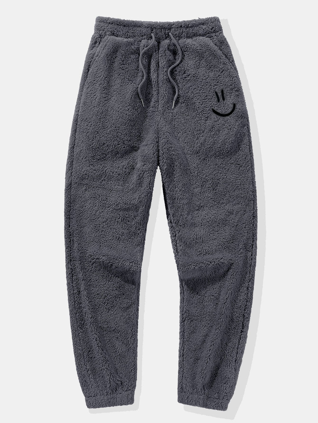 Men's Hooded Teddy Fleece Lounge Set with Joggers