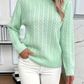 Women's Easy-Fit Classic Cable Sweater