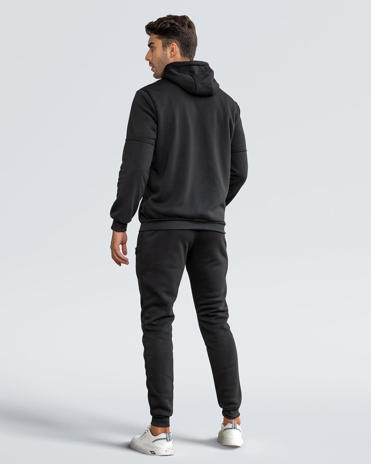Men's Everyday Hooded Zip Jacket and Sweatpants Tracksuit