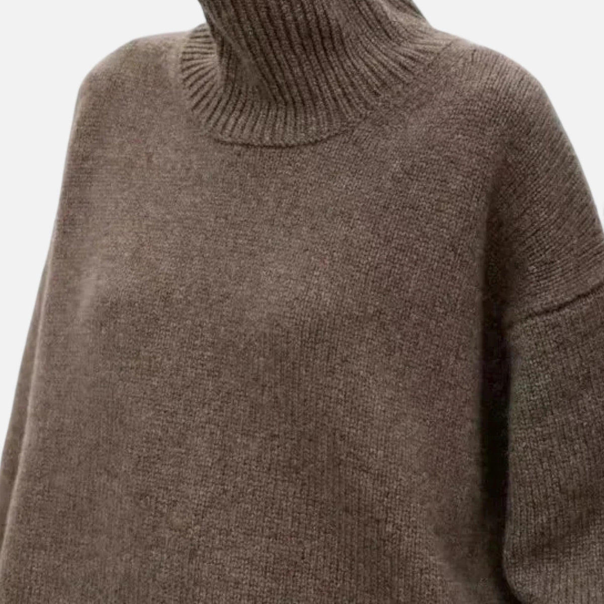 Women's Refined Wool Knit Turtleneck Winter Sweater