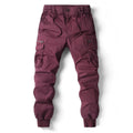 Men's Multi-Pocket Slim Leg Cargo Jogger Pants
