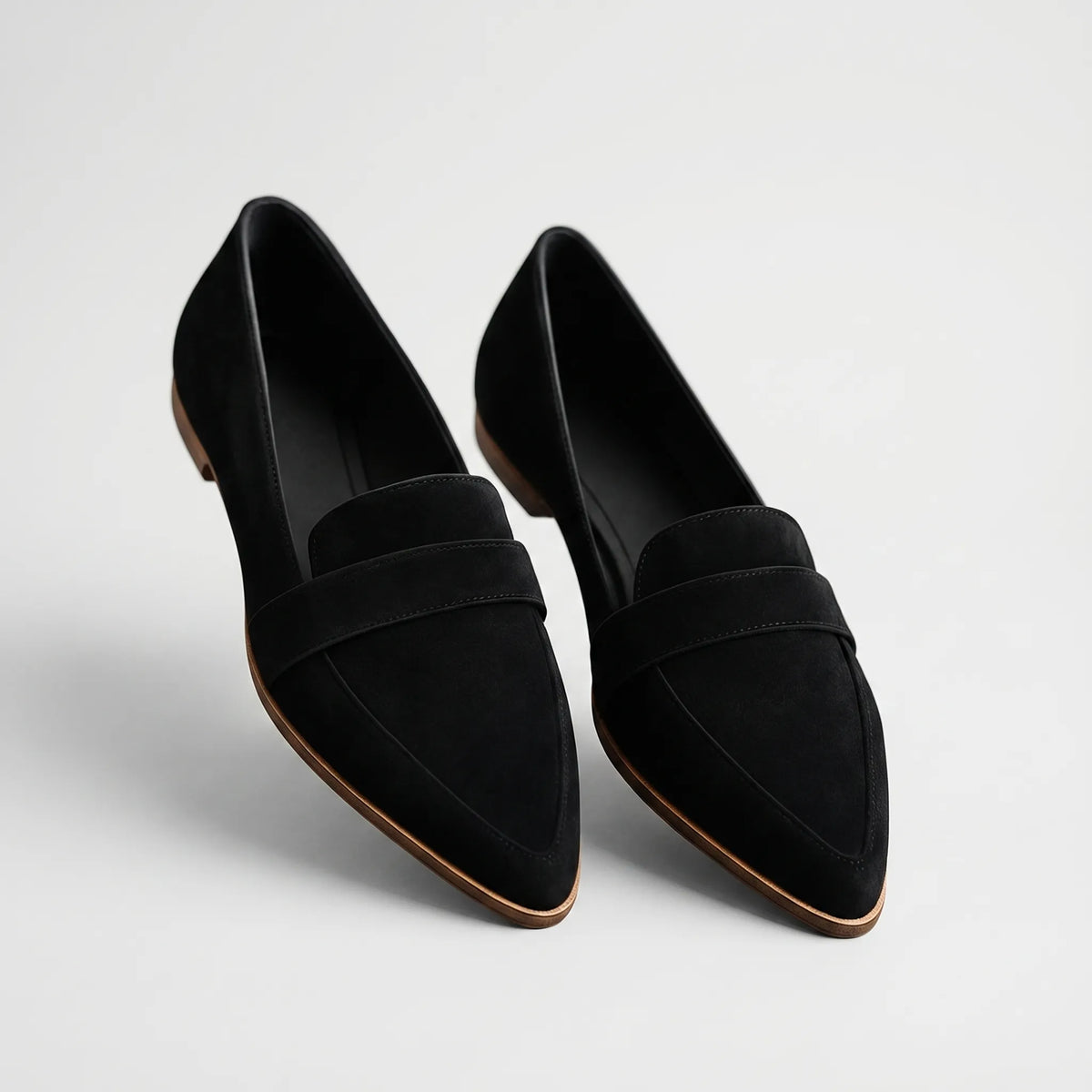 Women's Sleek Office Slip-On Pointed Toe Moccasins