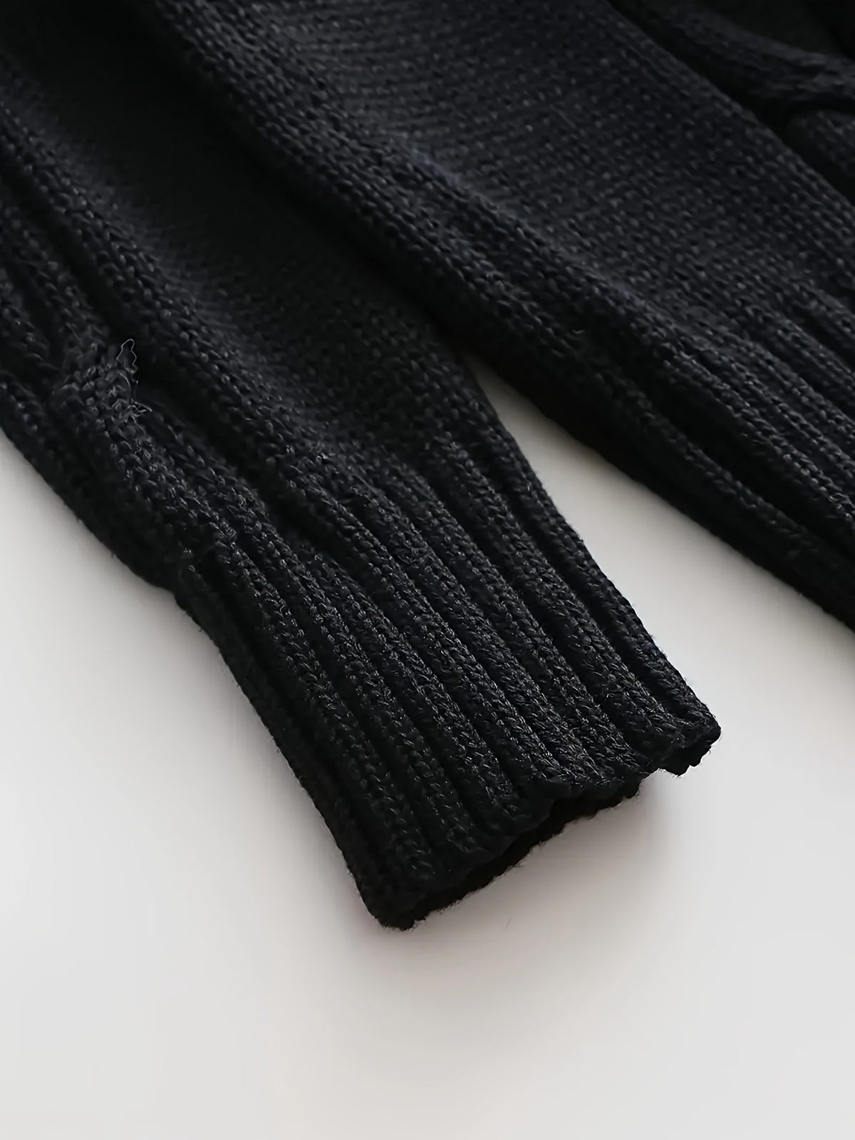 Men's Classic Shawl Neck Cable Knit Layering Cardigan