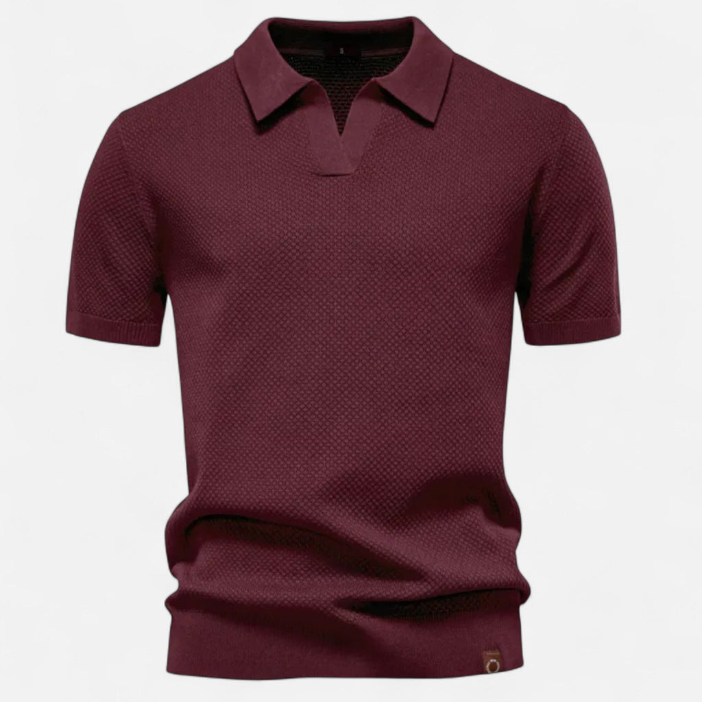 Men's Soft Wool Summer Outdoor Gathering Polo