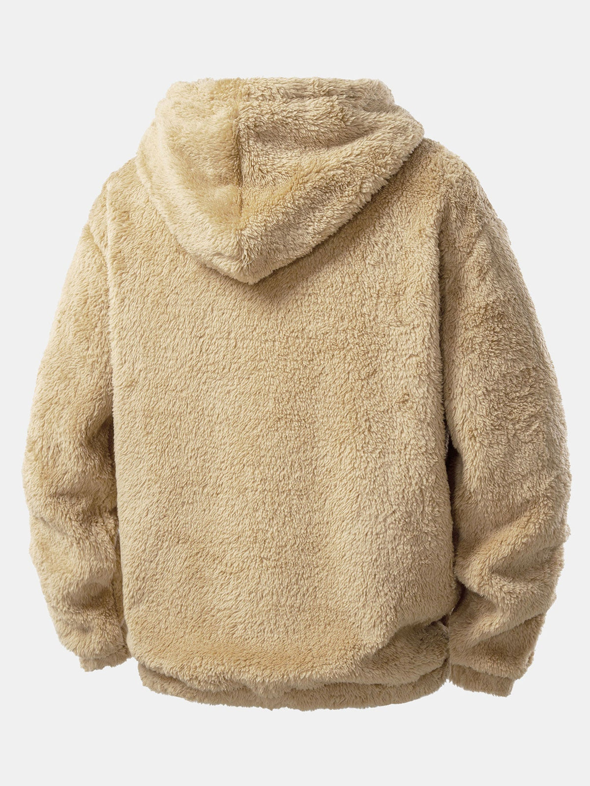 Men's Hooded Teddy Fleece Lounge Set with Joggers