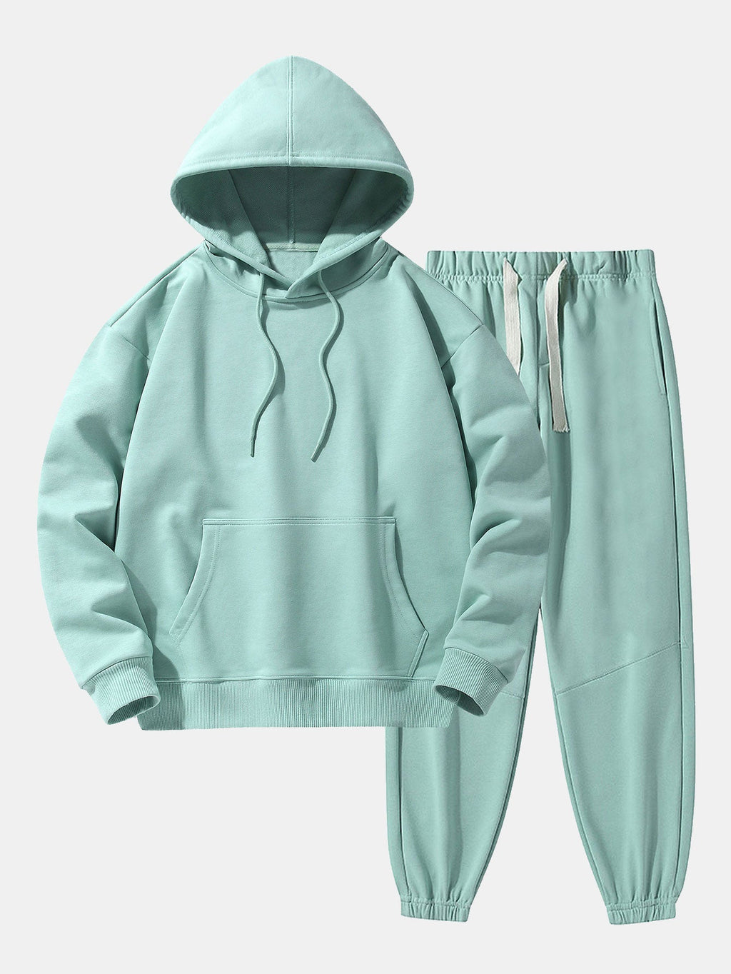 Men's Thick Fabric Oversized Hoodie Jogger Sweatsuit