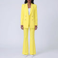 Women's Bold Power Dressing Blazer Flare Suit Set