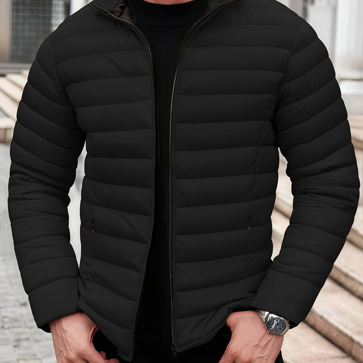 Men's Packable Everyday Padded Quilted Jacket