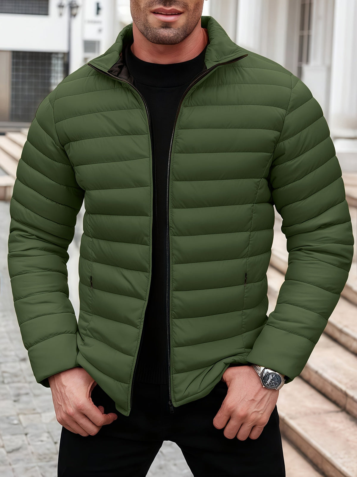 Men's Packable Everyday Padded Quilted Jacket