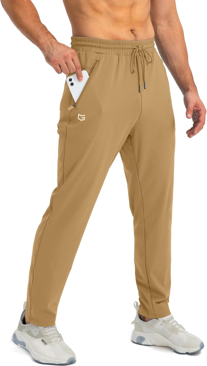 Men's Tapered Fit Stretchy Gym Sweatpants