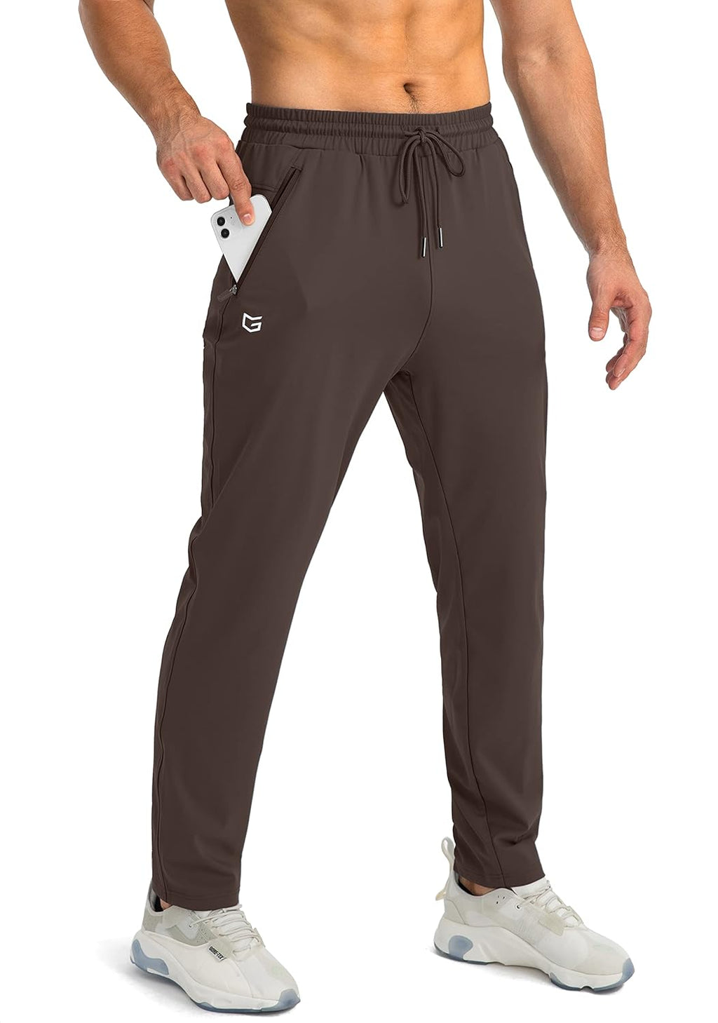 Men's Tapered Fit Stretchy Gym Sweatpants