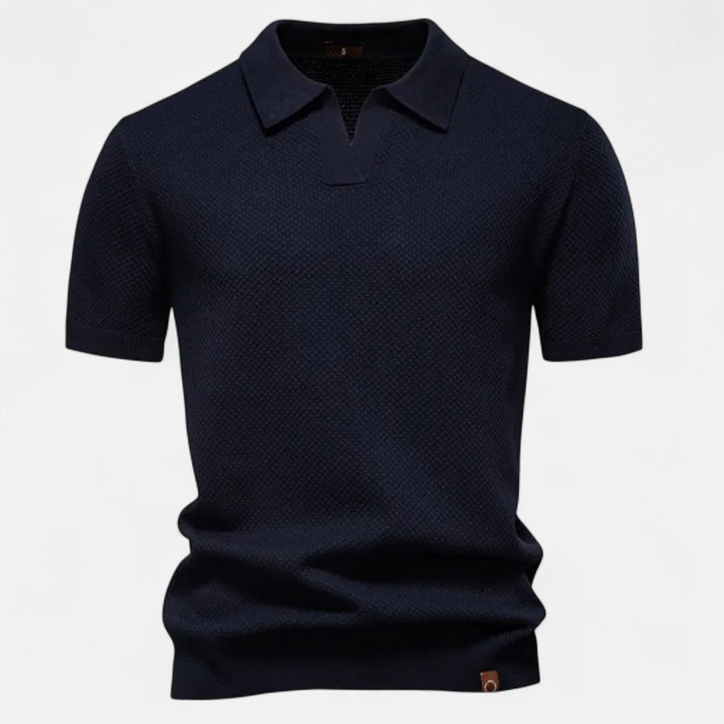 Men's Soft Wool Summer Outdoor Gathering Polo