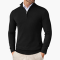 Men's Clean Line Quarter Zip Casual Sweater Top