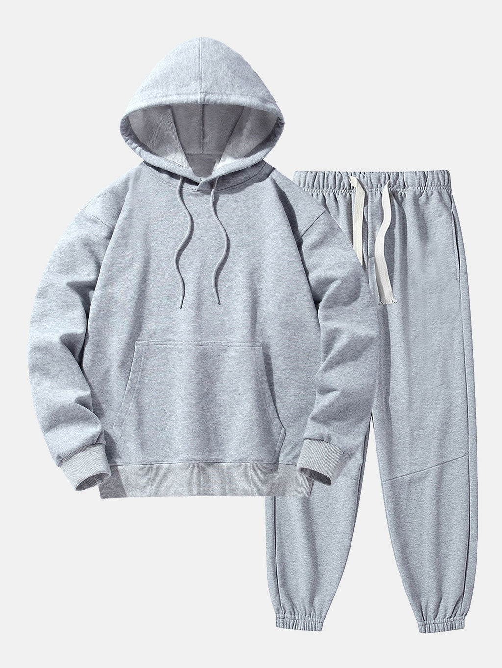 Men's Thick Fabric Oversized Hoodie Jogger Sweatsuit