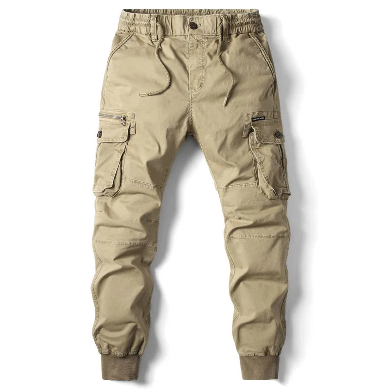 Men's Multi-Pocket Slim Leg Cargo Jogger Pants