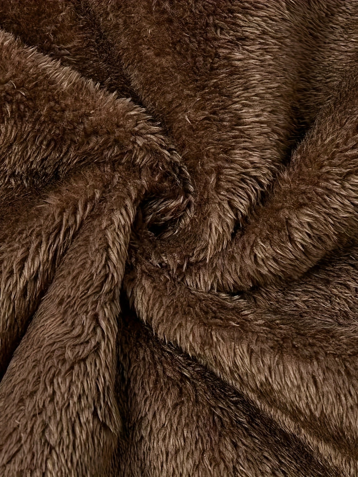 Women's Longline Zip-Front Coat with Soft Plush Hood