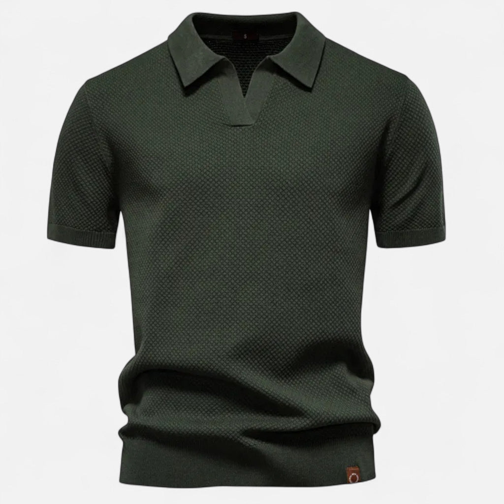 Men's Soft Wool Summer Outdoor Gathering Polo