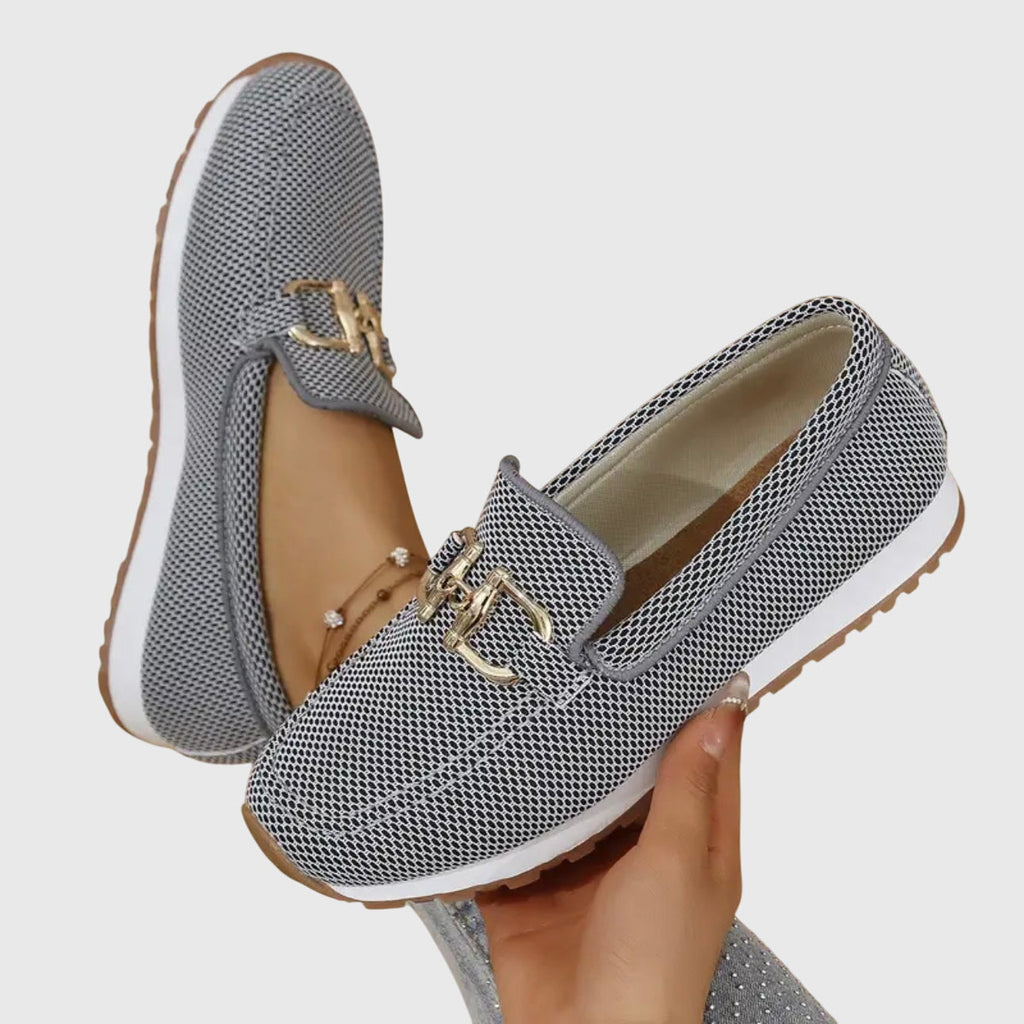 Women's Supportive Horsebit Detail Comfort Slip-Ons