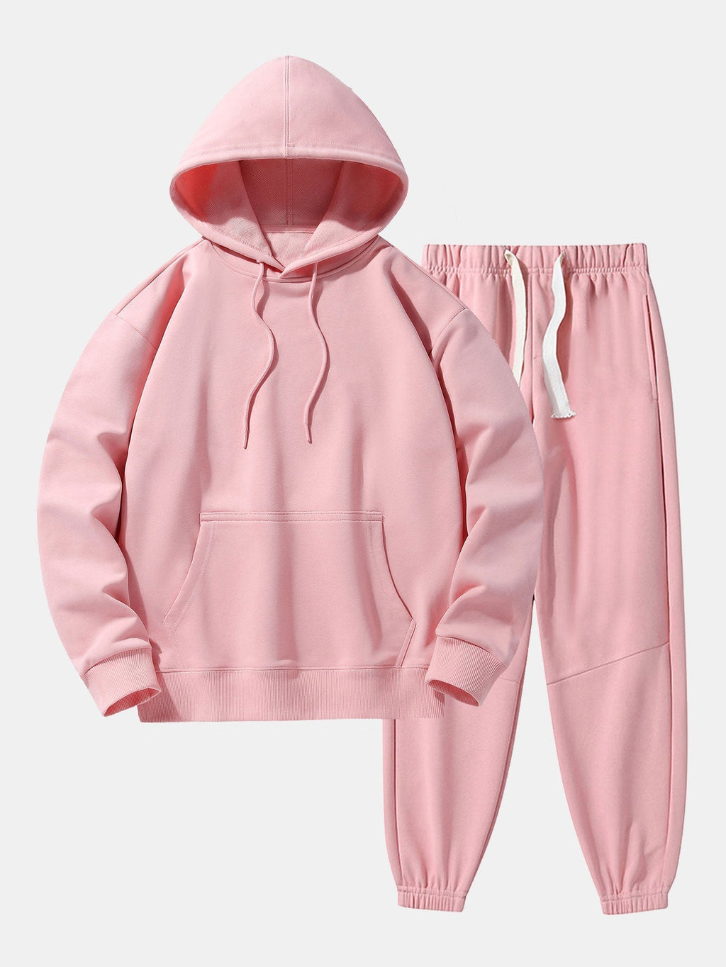 Men's Thick Fabric Oversized Hoodie Jogger Sweatsuit