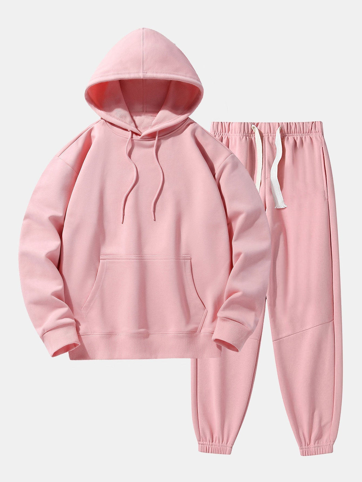 Men's Thick Fabric Oversized Hoodie Jogger Sweatsuit
