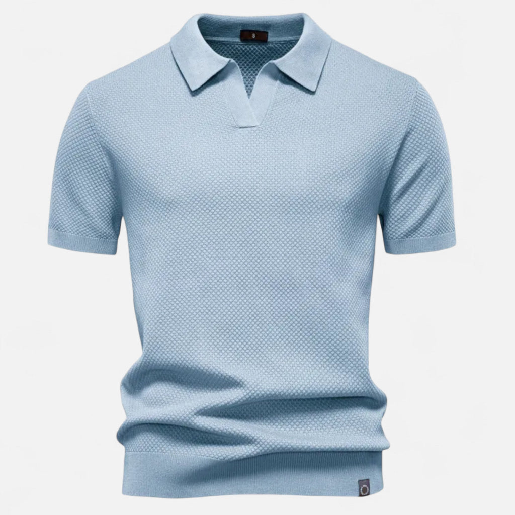 Men's Soft Wool Summer Outdoor Gathering Polo