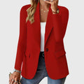 Women's Polished Workwear Blazer with Structured Shape